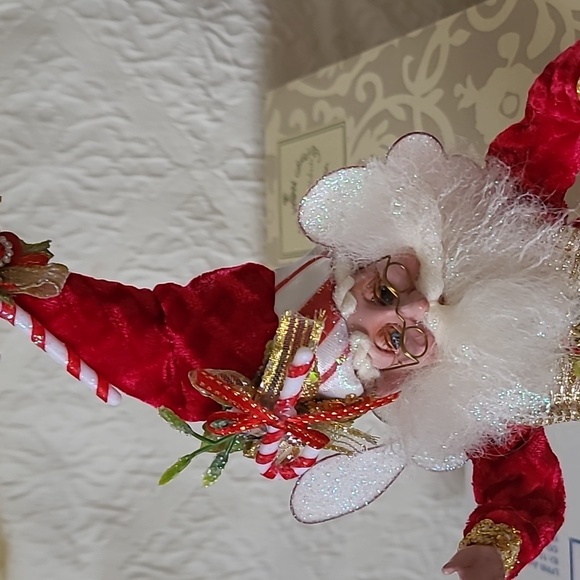 Mark Roberts candy cane fairy sm - Picture 3 of 4